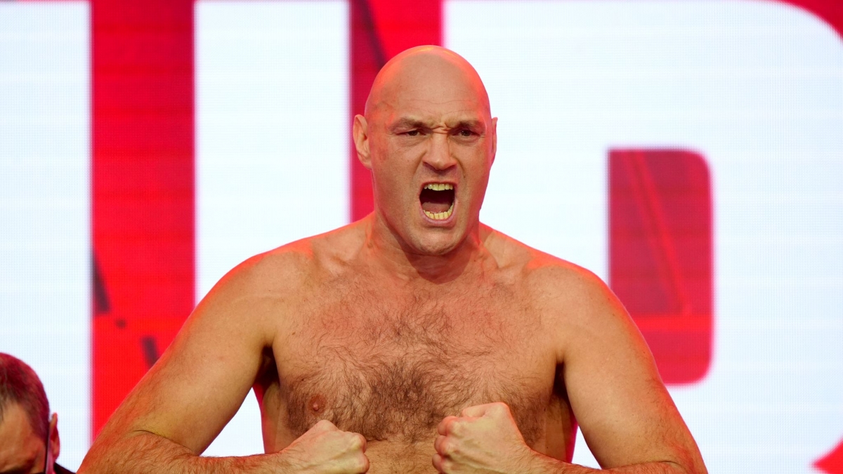Tyson Fury beim Wiegen im Pelligon. Der Boxkampf im Schwergewicht fand am 11. April statt. Im November will der Ex-Weltmeister wieder in den Ring steigen. (Foto)
