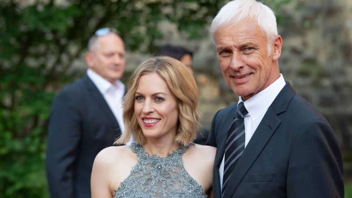 Jule G&ouml;lsdorf mit ihrem Ex-Freund, dem ehemaligen VW-Chef Matthias M&uuml;ller. (Foto)
