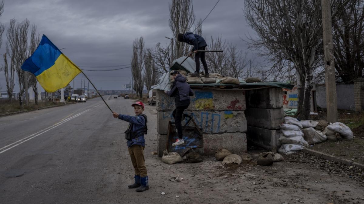 Kinder leiden massiv unter den russischen Angriffen auf die Ukraine. (Foto)