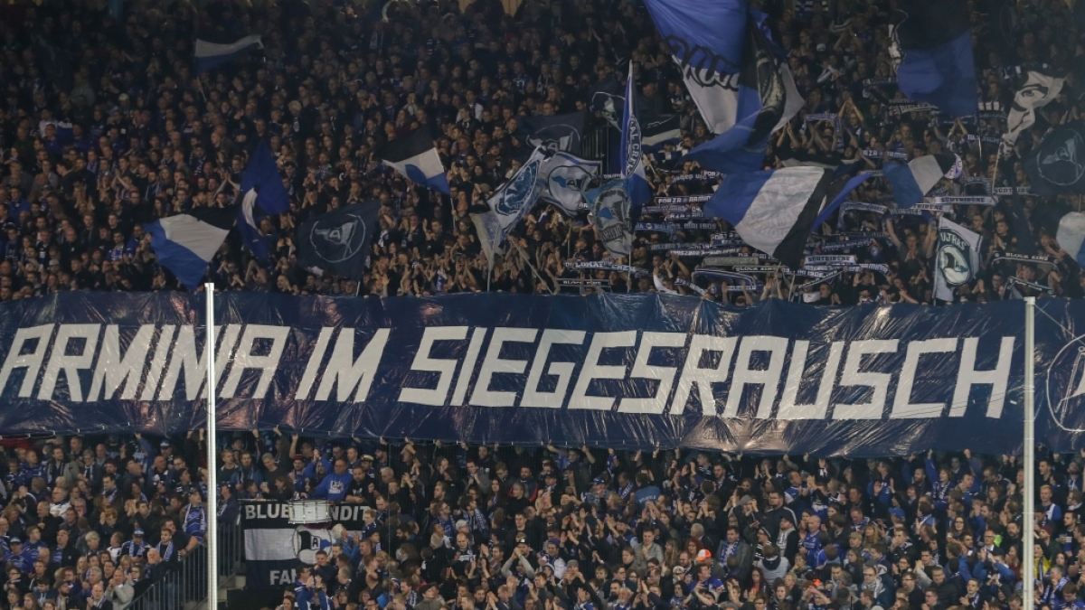 Arminia Bielefeld bekommt von seinen Fans ungebrochen R&uuml;ckhalt. (Symbolbild) (Foto)