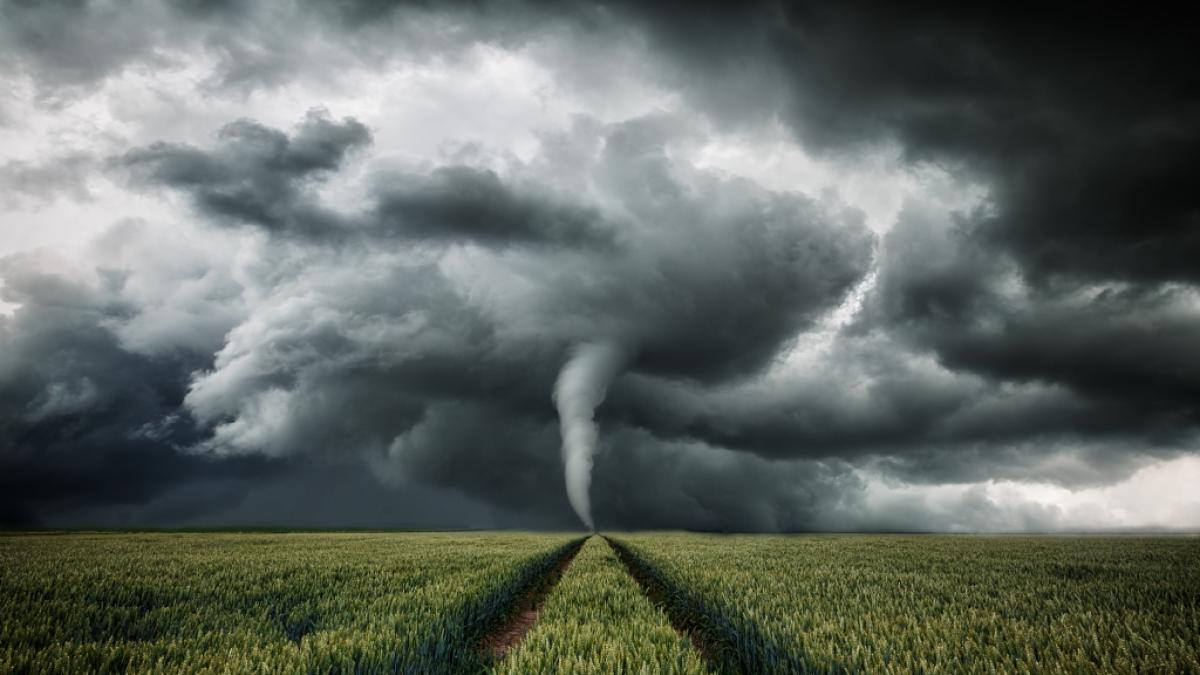 Ein Tornado fegte durch Burghausen in Bayern. (Foto)