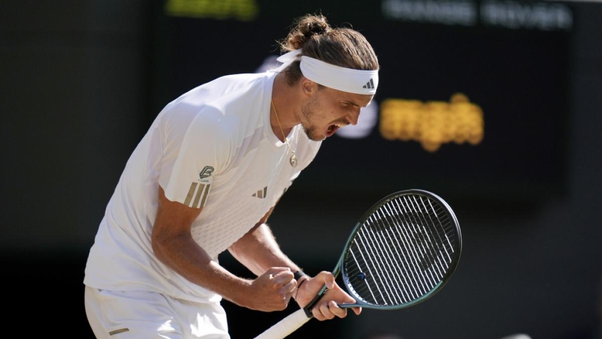 Alexander Zverev steht im Finale von Wimbledon. (Foto)