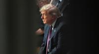 Donald Trump bei der Trauerfeier für Senator Lindsey Graham in der Washington National Cathedral