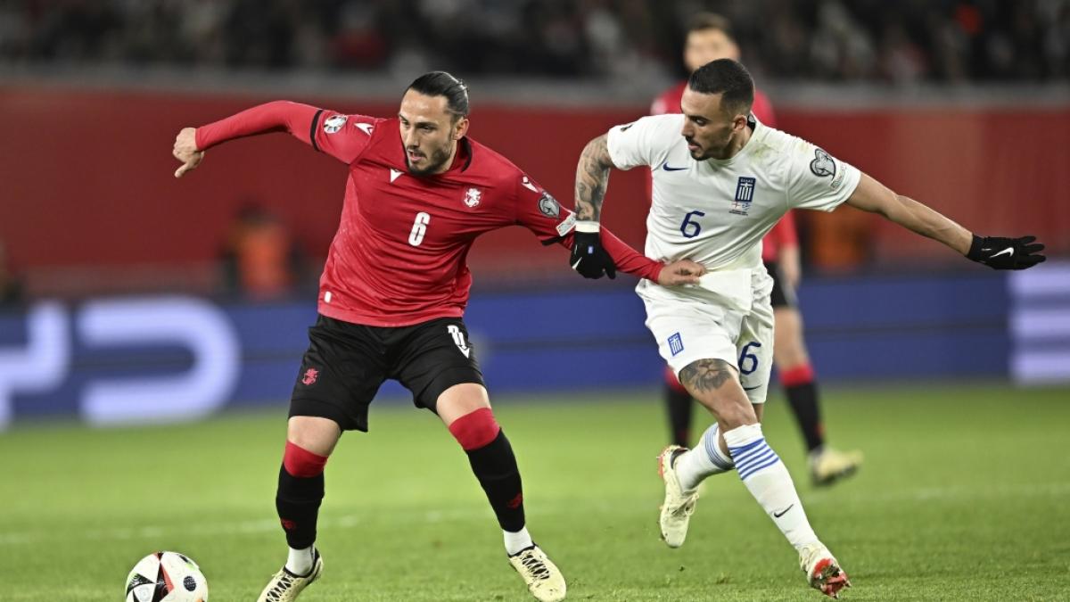 Georgien hat sich in den EM-Play-offs gegen Griechenland durchgesetzt. (Foto)