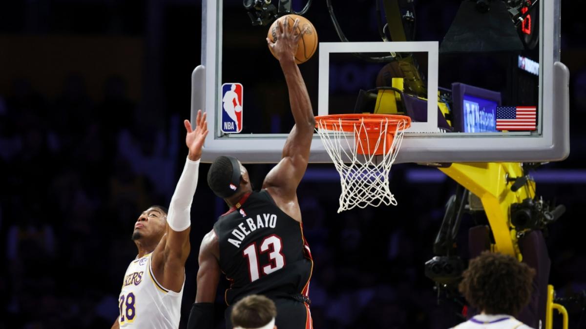 Bam Adebayo von der Miami Heat legt zu Korb, am 02.11.2025. (Symbolbild) (Foto)