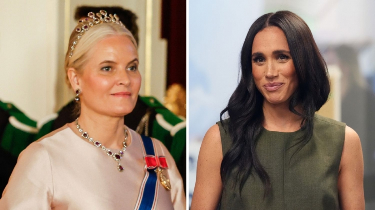 Norwegens K&ouml;nigin Mette-Marit und Meghan Markle sorgten in dieser Woche f&uuml;r einigen Wirbel in den Royals-News. (Foto)