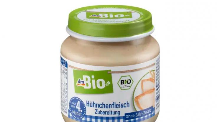 Rückruf von diesem Babybrei von dm