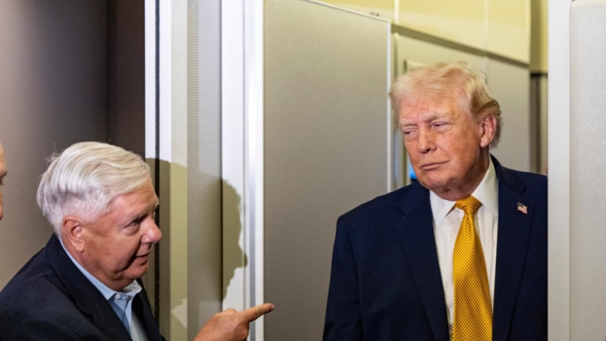 Lindsey Graham und Donald Trump standen sich nahe. (Foto)