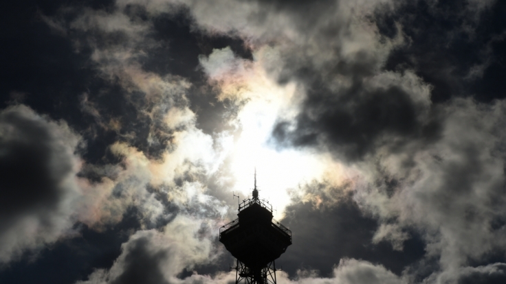 Erst Sonnenschein, dann dunkle Wolken