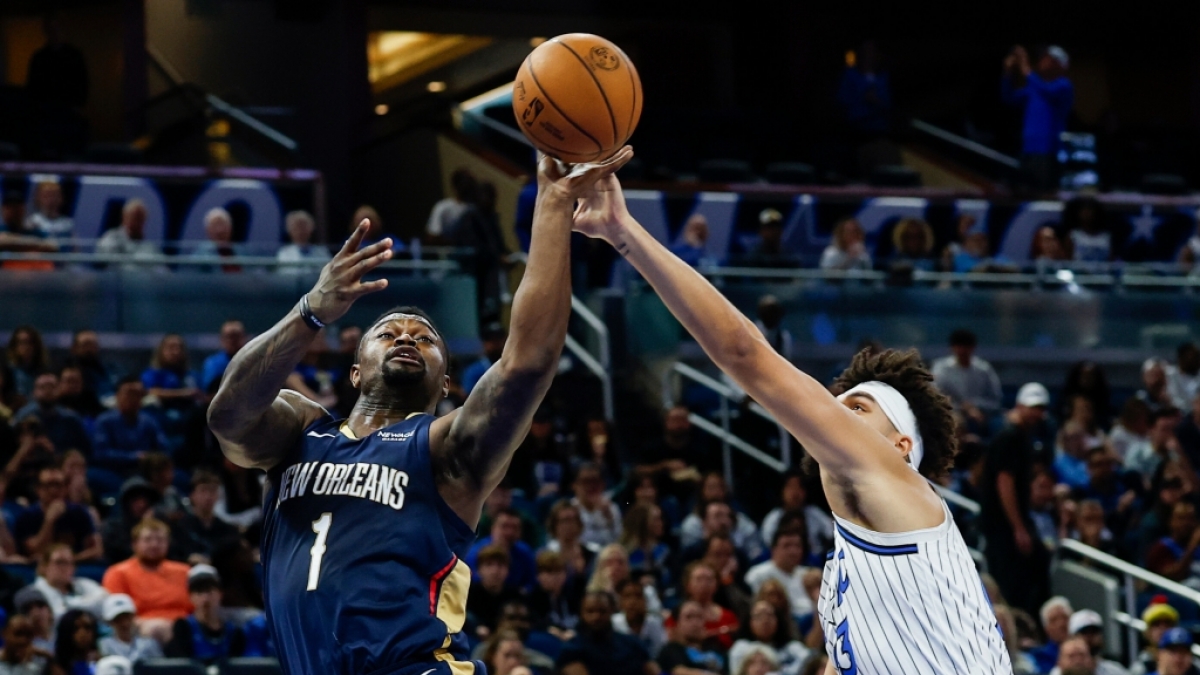 Zion Williamson von den New Orleans Pelicans schnappt sich den Ball, am 11.01.2026. (Symbolbild) (Foto)