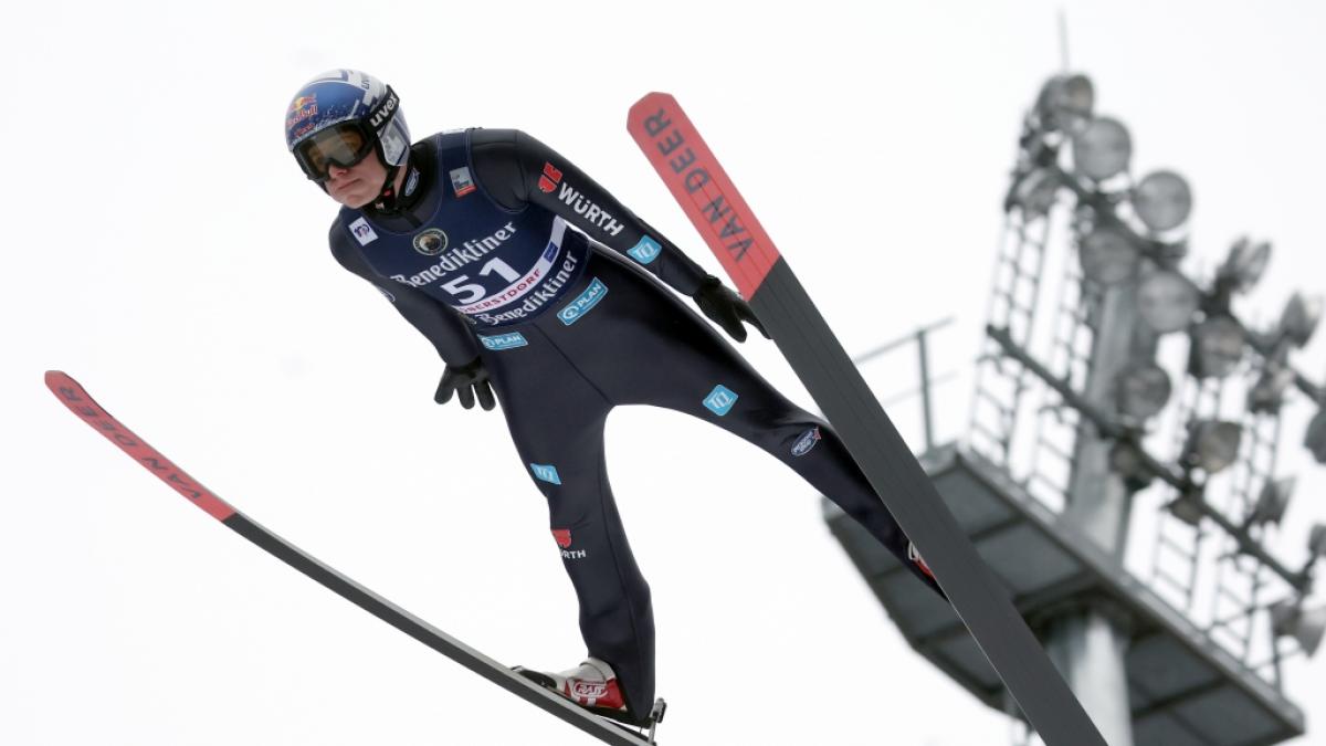 Andreas Wellinger aus Deutschland in Aktion. (Foto)