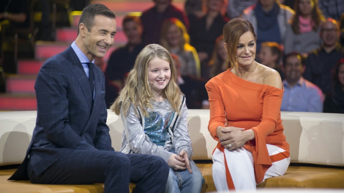 Andrea Berg bei "Klein gegen Gro&szlig;" - da war die Welt inklusive ihres R&uuml;ckens noch in Ordnung... (Foto)