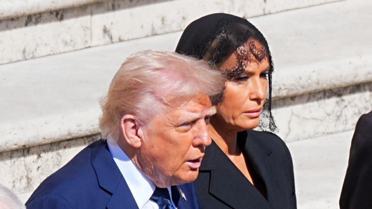 Der Auftritt von Donald Trump in Rom bei der Beerdigung von Papst Franziskus heizte im Netz zahlreiche Spekulationen an. (Foto)