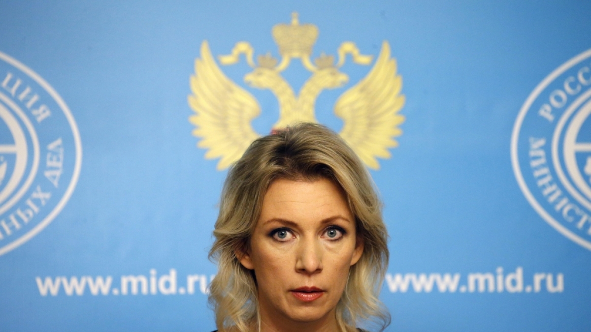 Marija Sacharow, Sprecherin des russischen Au&szlig;enministeriums, warnt vor einer nuklearen Eskalation. (Foto)