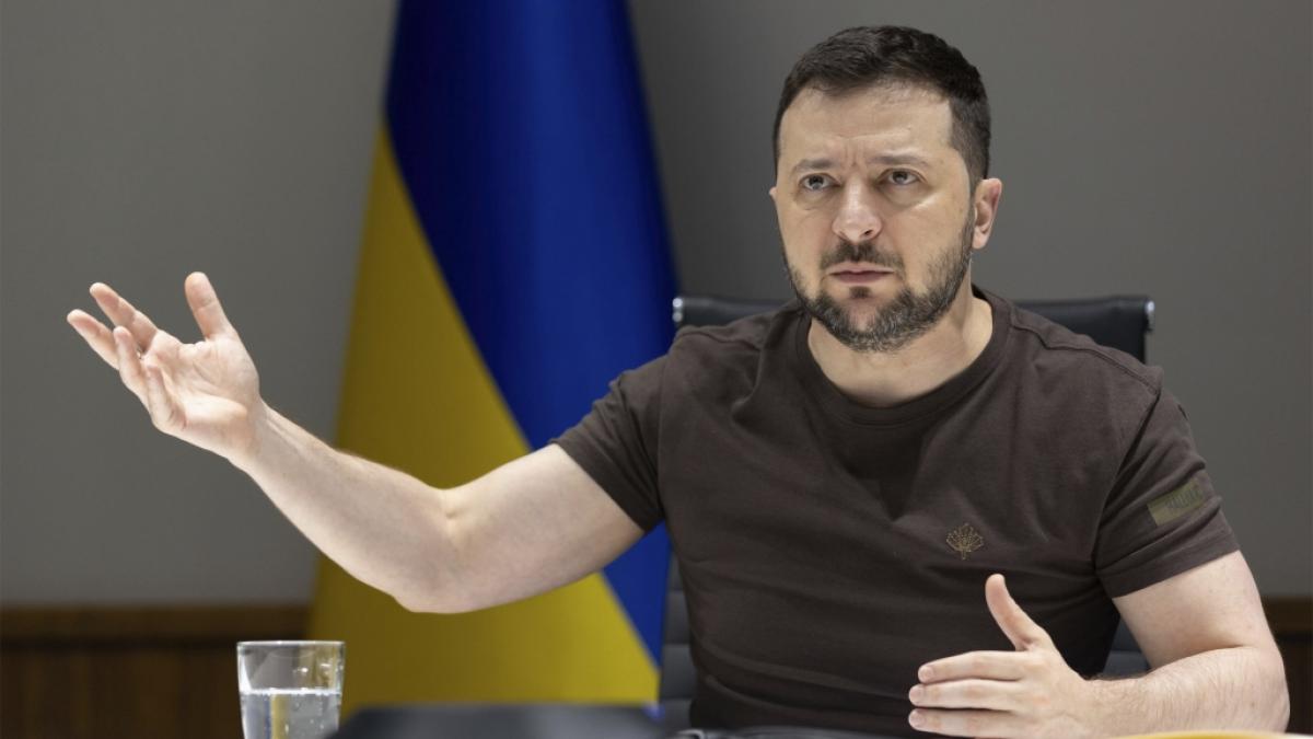 Der ukrainische Pr&auml;sident Wolodymyr Selenskyj hat den Westen zu weiteren Waffenlieferungen aufgefordert. (Foto)