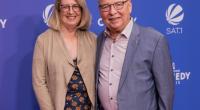 Hans-Joachim Heist mit seiner Frau 2021 beim 