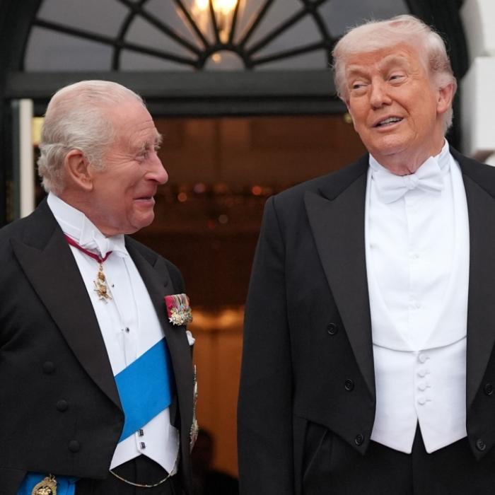 Donald Trump und König Charles sind offenbar verwandt