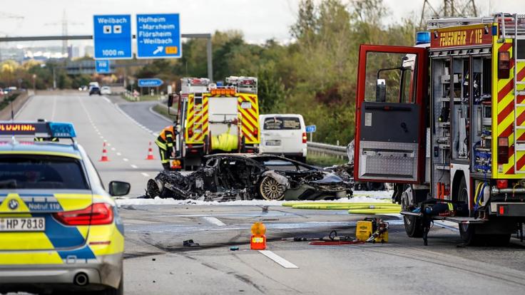 Auf der A 66 verbrannte ein Unschuldiger nach einem mutmaßlich illegalem Autorennen.