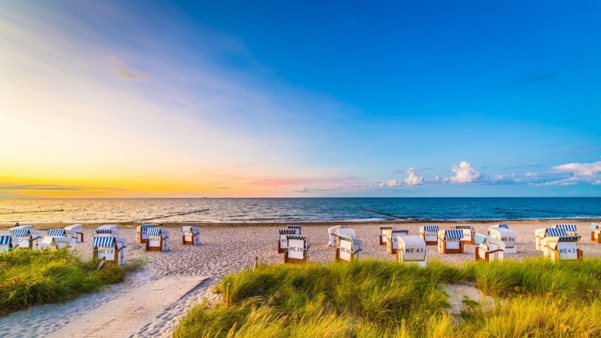 Ein Urlauber kam beim Baden in der Ostsee bei Usedom um. (Foto)