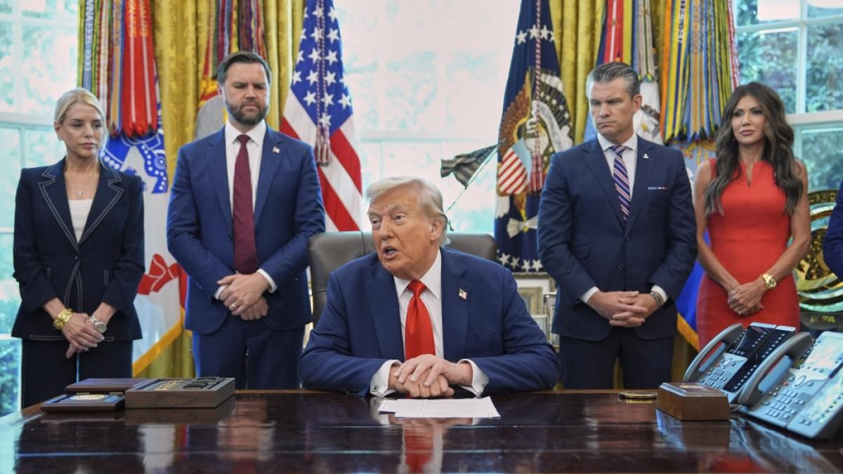 Donald Trump: Er weicht von seiner Linie ab - MAGA-Lager rebelliert.&nbsp; (Foto)