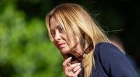 Giorgia Meloni, Ministerpräsidentin von Italien, beim G7-Gipfeltreffen in Evian.