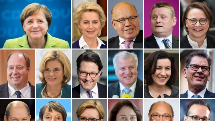 Die vorläufigen Kandidaten für das neue Bundeskabinett.