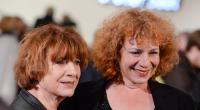 Schauspielerin Hannelore Hoger (l) und ihre Tochter Nina Hoger in Hamburg bei der Eröffnung der Elbphilharmonie.