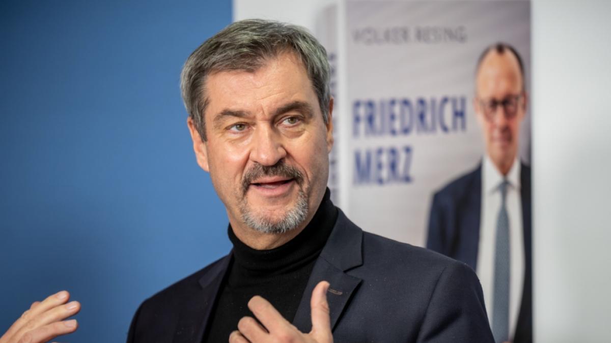 Im Talk bei Caren Miosga f&auml;llt Markus S&ouml;der ein vernichtendes Urteil &uuml;ber Olaf Scholz. (Foto)