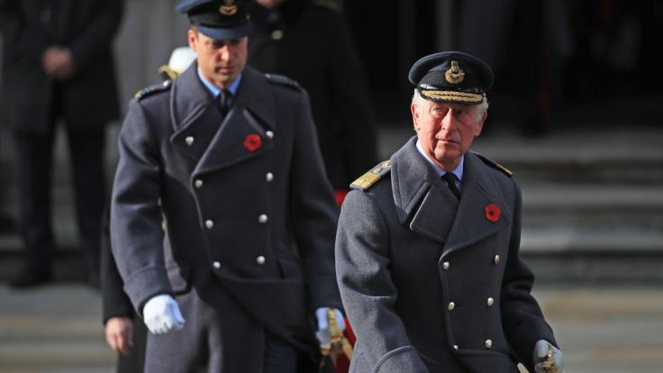 In ihren Händen liegt die Zukunft der britischen Monarchie: Prinz Charles (re.) und Prinz William.