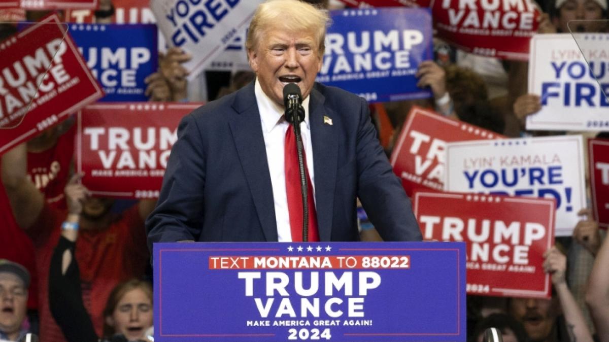 Donald Trump ist bekanntlich um keine Antwort verlegen. (Foto)