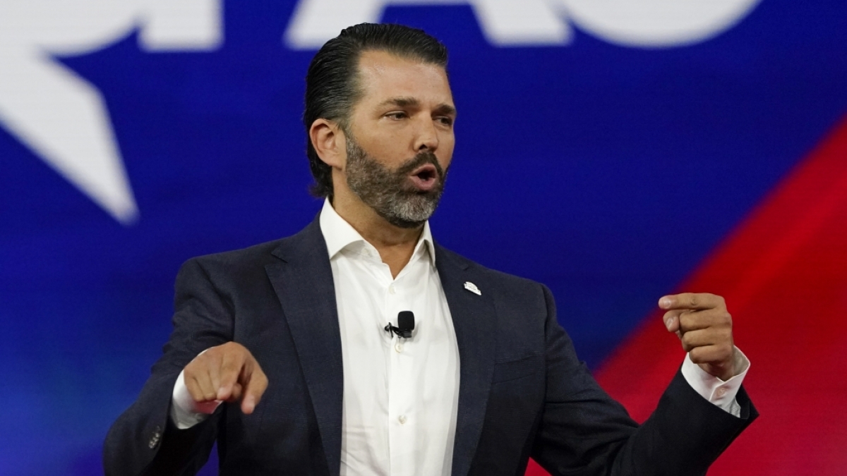Donald Trump Jr. (44) gab einem Unterssuchungsausschuss Informationen zum Sturm auf das US-Kapitol. (Foto)
