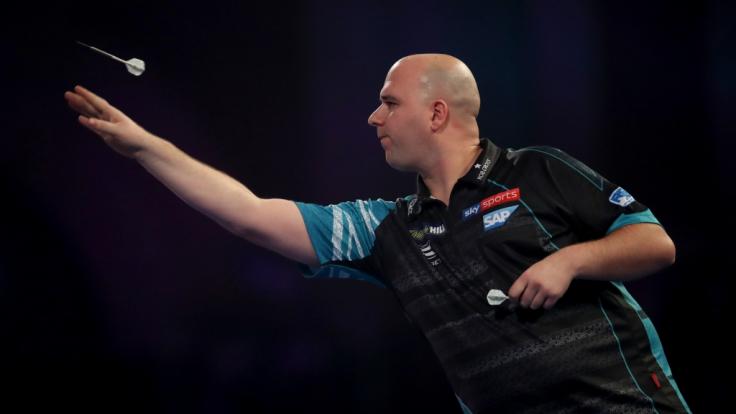 Der amtierende Weltmeister Rob Cross schaffte es bei der Darts-WM 2019 bis ins Achtelfinale.