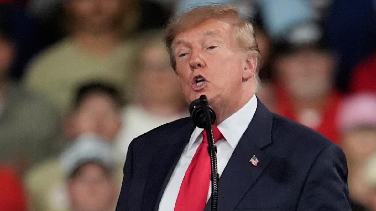 Donald Trump hat mit einer Wahlkampfrede wieder einmal f&uuml;r Entsetzen gesorgt. (Foto)