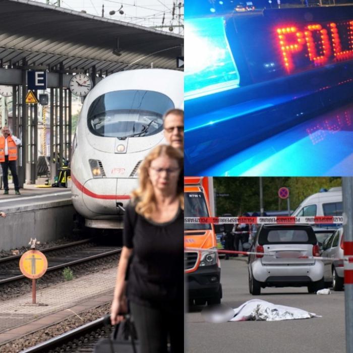 Bahnsteig-Tragödie, Schwert-Mord und Koffer-Leiche