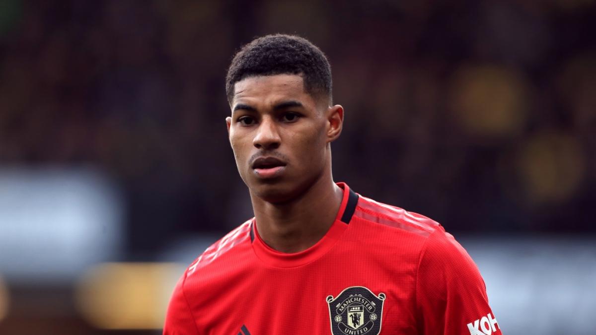 St&uuml;rmer vom englischen Preamier League Verein Manchester United Marcus Rashford soll k&uuml;nftig f&uuml;r den Corona-Impfstoff werben. (Foto)