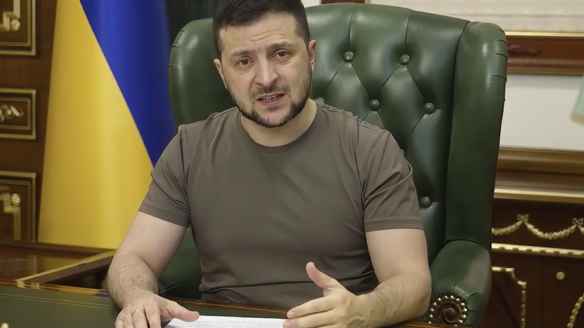 Der ukrainische Pr&auml;sident Wolodymyr Selenskyj hat die Deutschen zu einem Boykott von russischem Gas aufgerufen. (Foto)