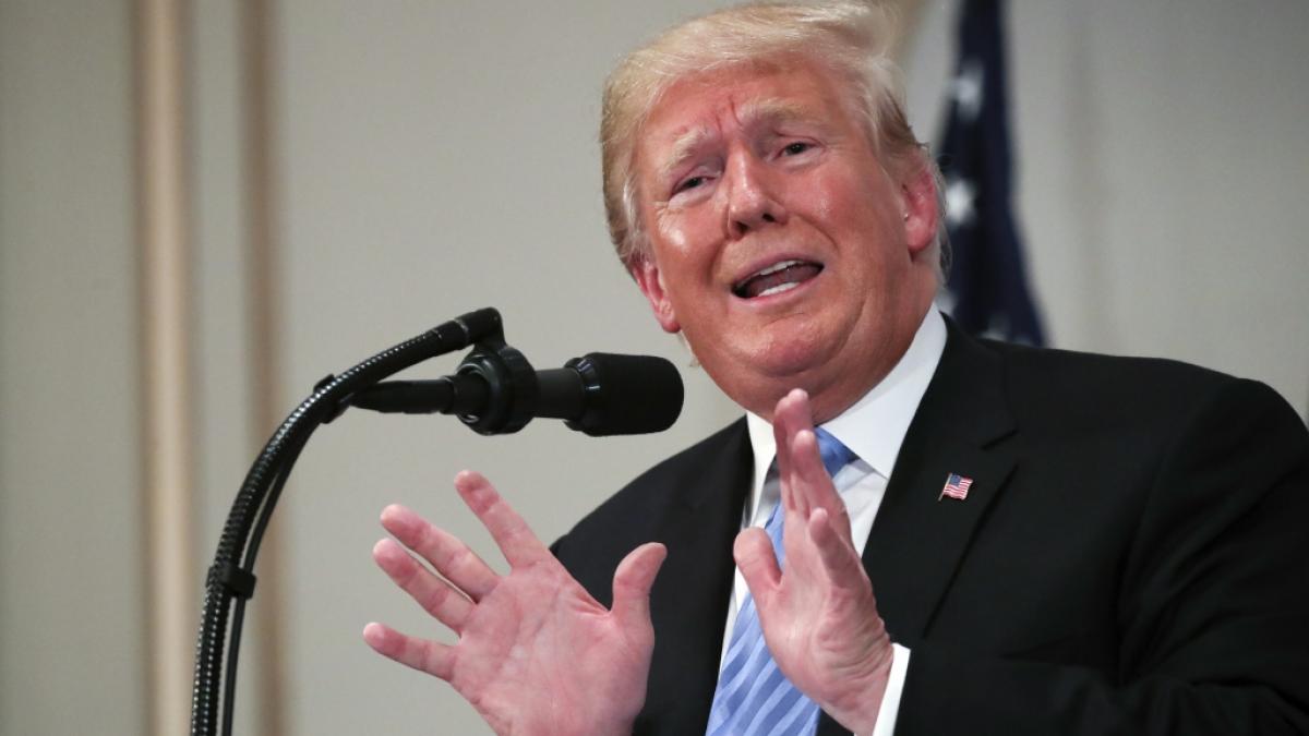 F&uuml;r seinen j&uuml;ngsten frauenfeindlichen Post in den sozialen Medien wurde Donald Trump von seiner Nichte Mary in die Schranken gewiesen. (Foto)