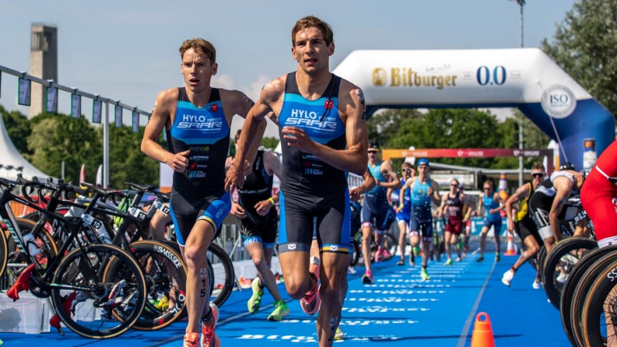 Die Triathlon-Profis messen sich ab 23. Juni in Berlin. (Foto)