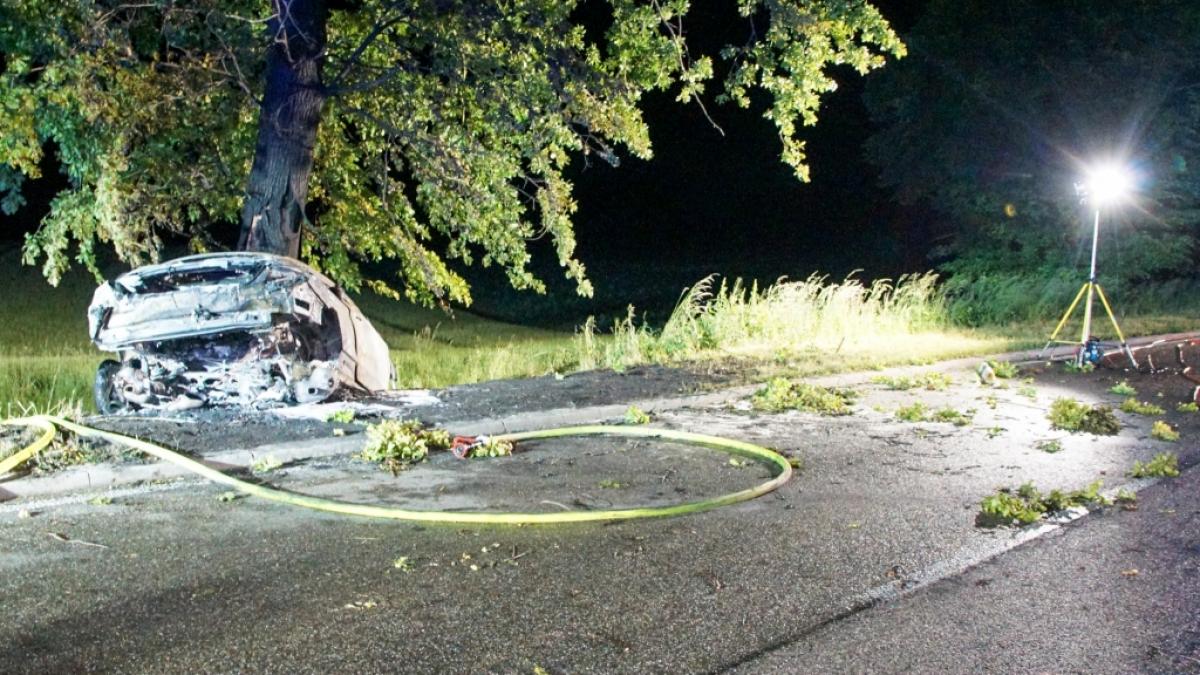 Bei einem Unfall im Enzkreis sind zwei Menschen in einem Auto t&ouml;dlich verungl&uuml;ckt. (Foto)