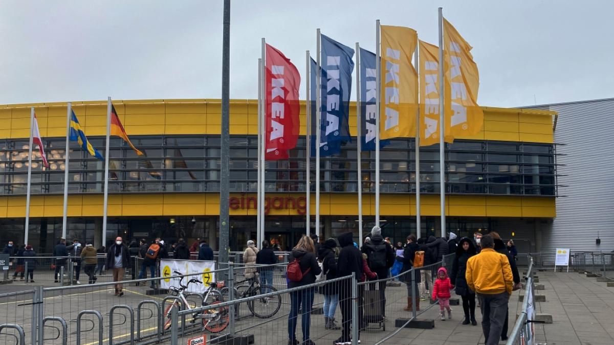 Ikea macht an einigen Standorten offenbar die Luca-App zur Pflicht f&uuml;r seine Kund:innen. (Foto)
