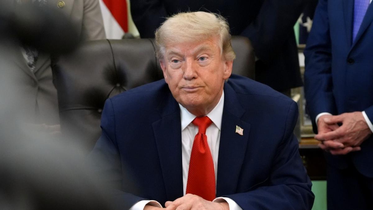 Donald Trump sorgte mit einer Antwort f&uuml;r Emp&ouml;rung. (Foto)