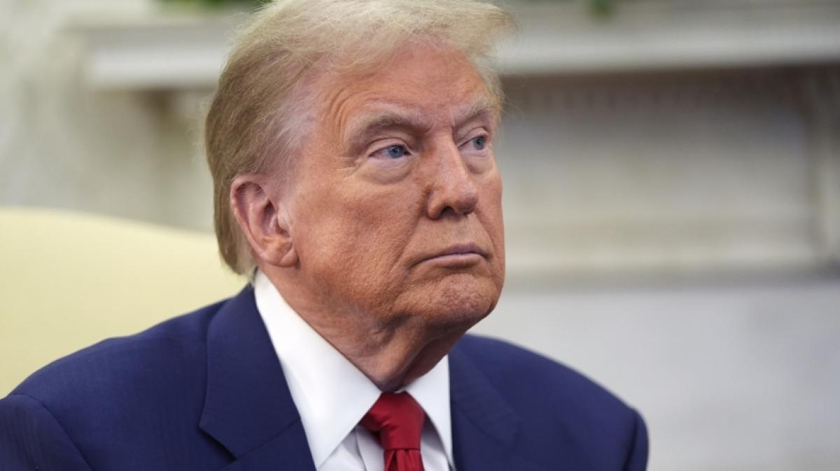 Donald Trump hat einen vermeintlichen Putin-Plan ausgeplaudert. (Foto)