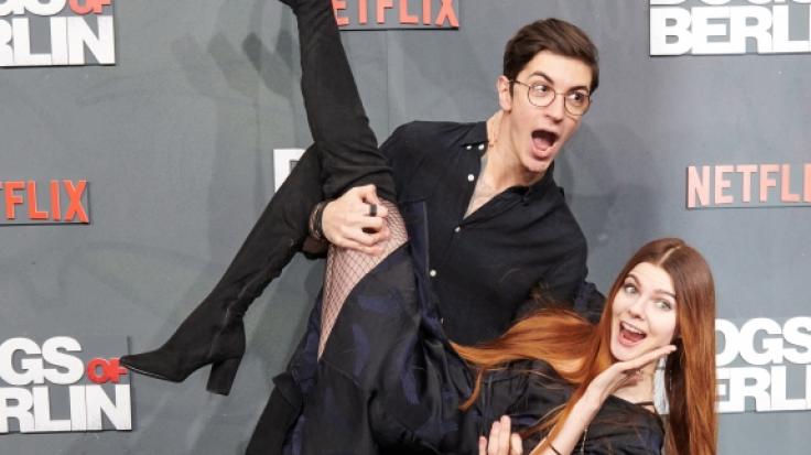 Das Model Klaudia Giez und ihr Freund Felipe