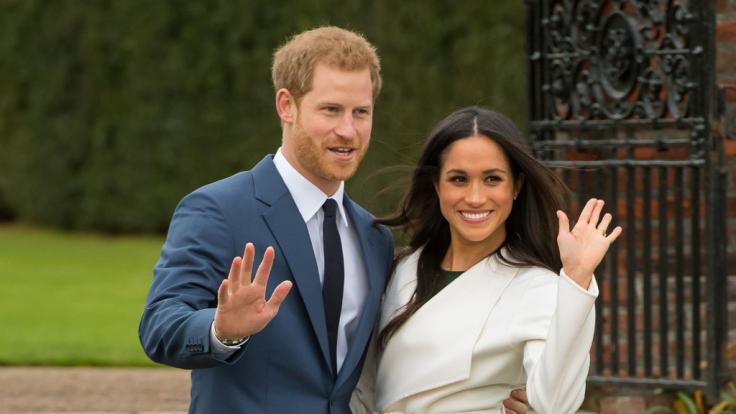 Prinz Harry und Meghan Markle freuen sich über unerwartete Baby-News. (Foto)