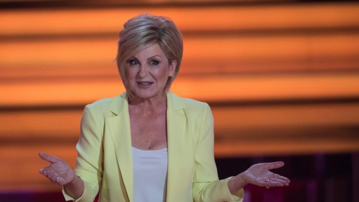 Carmen Nebel nimmt das Ende ihrer Show gelassen.