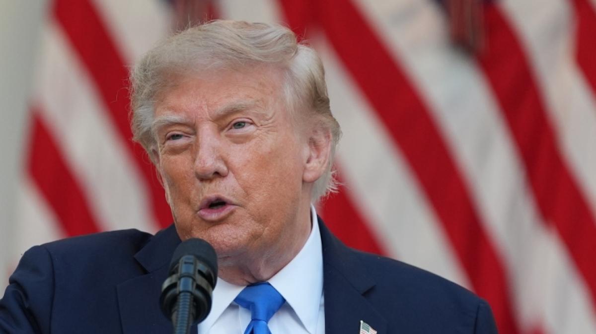Donald Trump konnte wieder einmal nicht an sich halten. (Foto)
