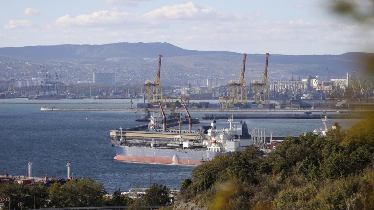 Ukrainische Drohnen sollen in der Hafenstadt Noworossijsk ein &Ouml;lterminal getroffen haben. (Foto)