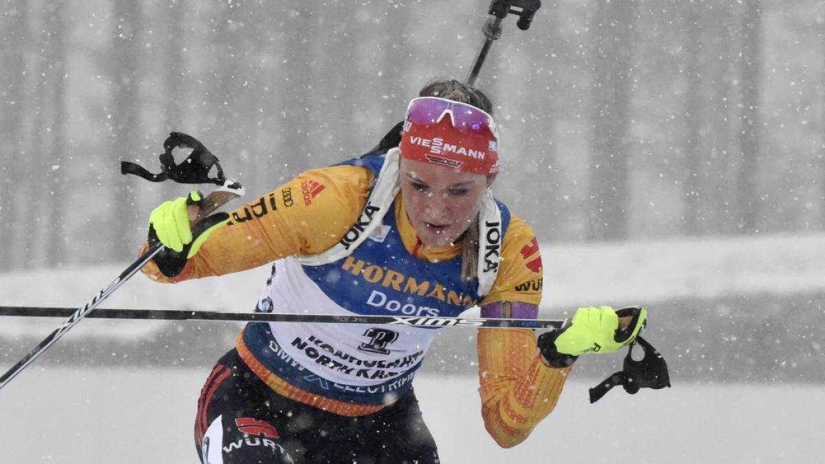 Ex-Biathlon-Weltmeisterin gab 2019 beim Sprint der Damen in Kontiolahti alles. (Foto)