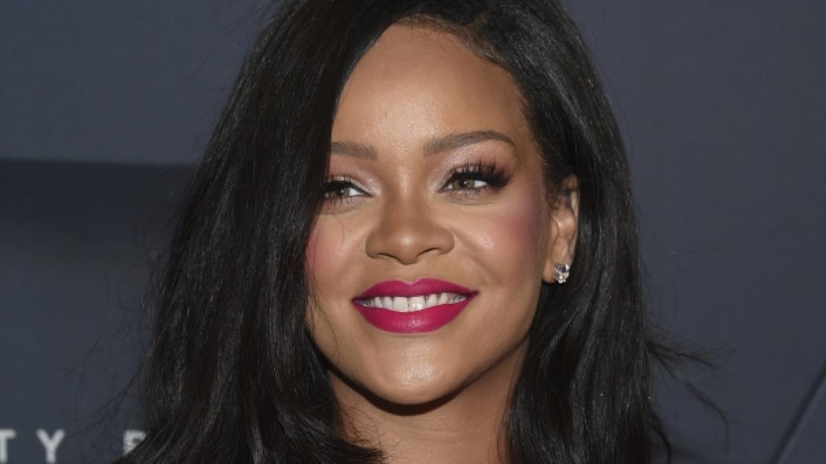 Rihanna pr&auml;sentierte ihre neue Dessous-Kollektion am eigenen K&ouml;rper. (Foto)