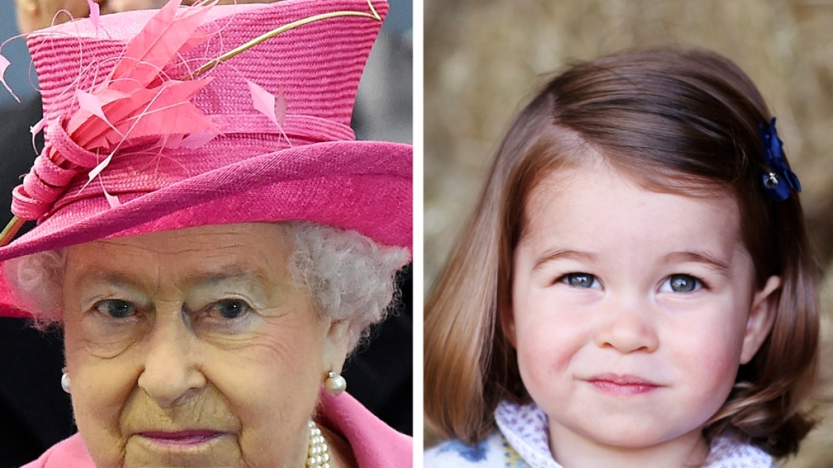 &Auml;hnelt Prinzessin Charlotte tats&auml;chlich ihrer Uroma, der Queen? (Foto)